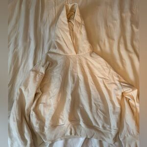 A new day white hoodie